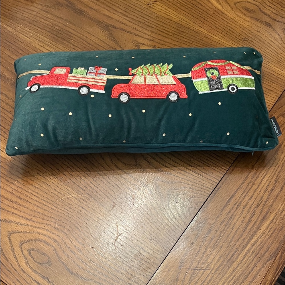 Cynthia Rowley‎ Christmas Vacation velvet glamping pillow